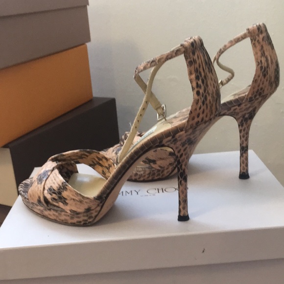Python high heeled sandals - Picture 5 of 7